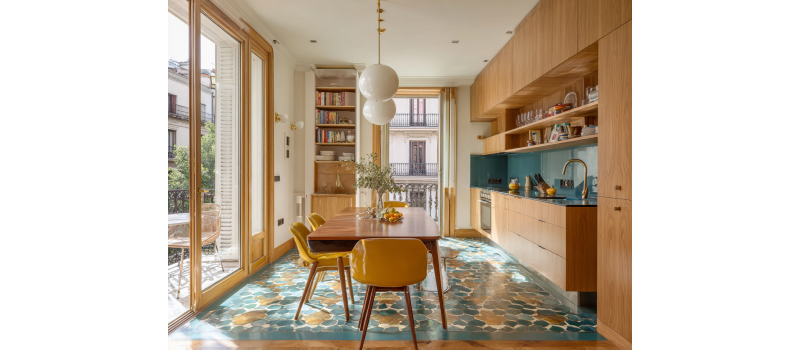 How to Blend Mid-Century Modern Cabinets with Contemporary Design?